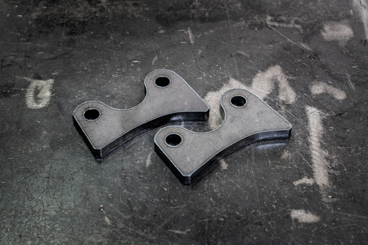 E30 Rear Dual Caliper Mount Weld On Brackets-Steel parts-Garagistic