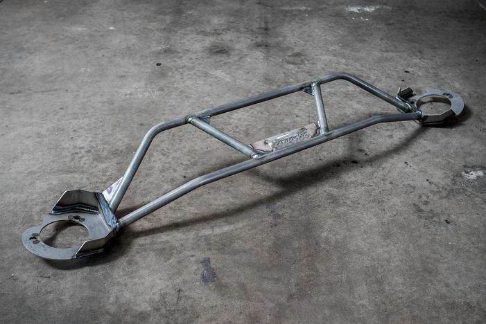 E30 Heavy Duty Front Strut Bar- 325, M3, M20 and M42 Compatible-Steel parts-No thanks-Garagistic