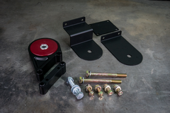 E30 Secondary Diff Mount-Steel parts-80A-Z M Finned-Anodized Black-Garagistic