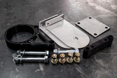 E30 Secondary Diff Mount-Steel parts-No bushing-Standard E30-Anodized Black-Garagistic