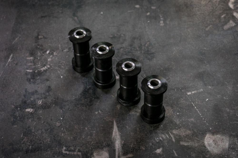 E30 Solid Rear Trailing Arm Bushings (E12, 2002, E30, Z3, E21) RTAB-Delrin Suspension-Delrin (Race)-Garagistic