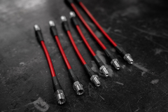 E30 Stainless Steel Complete 6 Brake Line Kit - DOT Compliant-Brake Lines-No clutch line-Garagistic