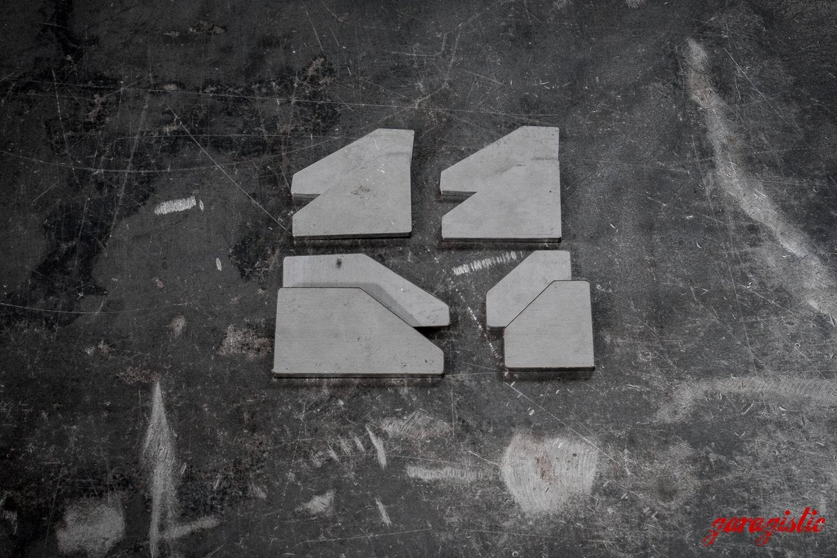 E30 Trailing Arm Mounting Point Reinforcement 8 Piece Gusset set- (Z3, 325, 318)-Steel parts-Garagistic