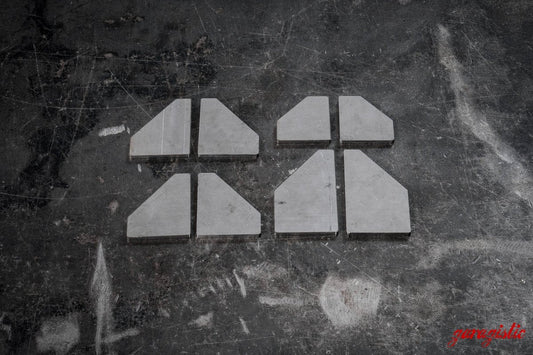 E30 Trailing Arm Mounting Point Reinforcement 8 Piece Gusset set- (Z3, 325, 318)-Steel parts-Garagistic