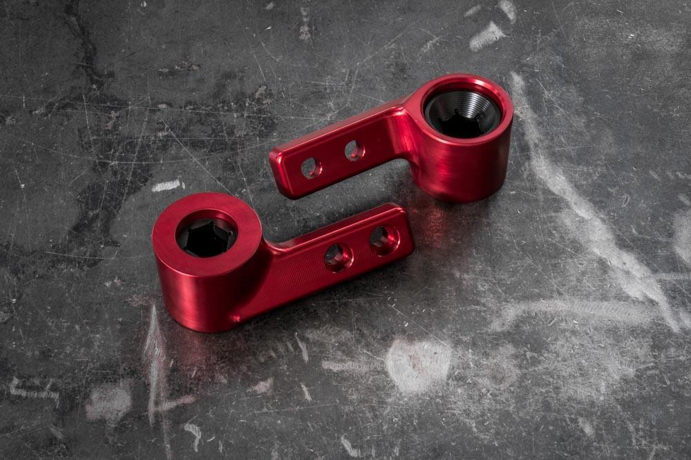 E30/E36 Centered Control Arm Eyeballs for E46 Control Arms - "Treehouse"-Machined Parts-Small Hex (21-22mm)-Garagistic