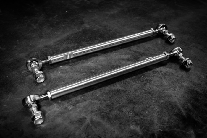 E30/E36/E46 Adjustable Front Sway Bar End Links - 11"-Steel parts-Garagistic