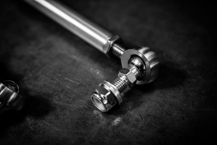 E30/E36/E46 Adjustable Front Sway Bar End Links - 9"-Steel parts-Garagistic