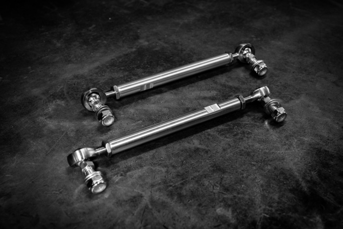 E30/E36/E46 Adjustable Front Sway Bar End Links - 9"-Steel parts-Garagistic