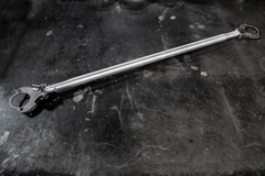 LTW E36 Modular 3 Piece Rear Strut Bar - 318, 325, 328, M3-Steel parts-No Thanks-Raw Aluminum-Garagistic