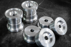 E36 Aluminum Rear Subframe Bushings-Machined Parts-Garagistic