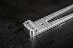 Billet E36 Billet Oil Cooler Bracket Mount - 325, M3-Steel parts-Garagistic