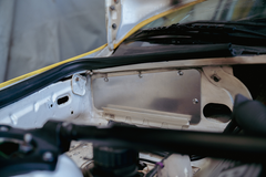 E36 DME/ECU Cover - 12521735108-Steel parts-Aluminum-Garagistic