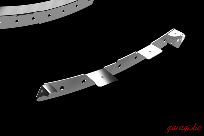 E36 Aero Front Bumper Canards - 318, 325, 328, M3-Steel parts-ABS Plastic-Garagistic