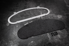 E36 Gauge Cluster Delete Panel - 318, 325, 328, M3-Steel parts-ABS Plastic-Garagistic