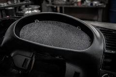 E36 Gauge Cluster Delete Panel - 318, 325, 328, M3-Steel parts-ABS Plastic-Garagistic