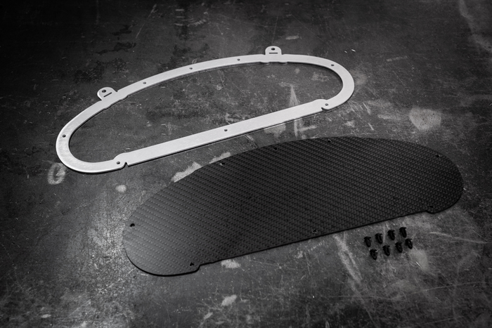 E36 Gauge Cluster Delete Panel - 318, 325, 328, M3-Steel parts-ABS Plastic-Garagistic