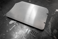 E36 Heater Core Delete Panel-Steel parts-Garagistic
