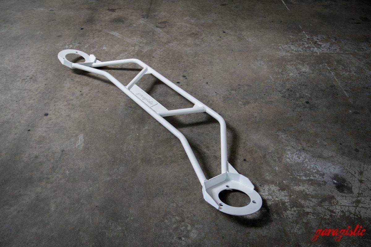 E36 Heavy Duty Front Strut Bar - 325, M3-Steel parts-White (+$25)-Garagistic