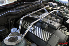 E36 Heavy Duty Front Strut Bar - 325, M3-Steel parts-Bare-Garagistic