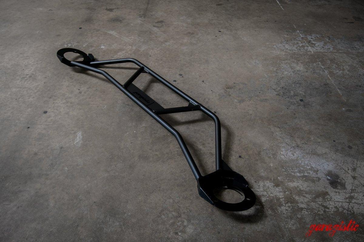 E36 Heavy Duty Front Strut Bar - 325, M3-Steel parts-Black (+$25)-Garagistic