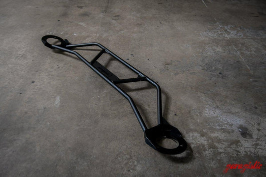 E36 Heavy Duty Front Strut Bar - 325, M3-Steel parts-Black (+$25)-Garagistic