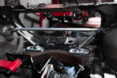 LTW E36 Modular 3 Piece Rear Strut Bar - 318, 325, 328, M3-Steel parts-No Thanks-Raw Aluminum-Garagistic