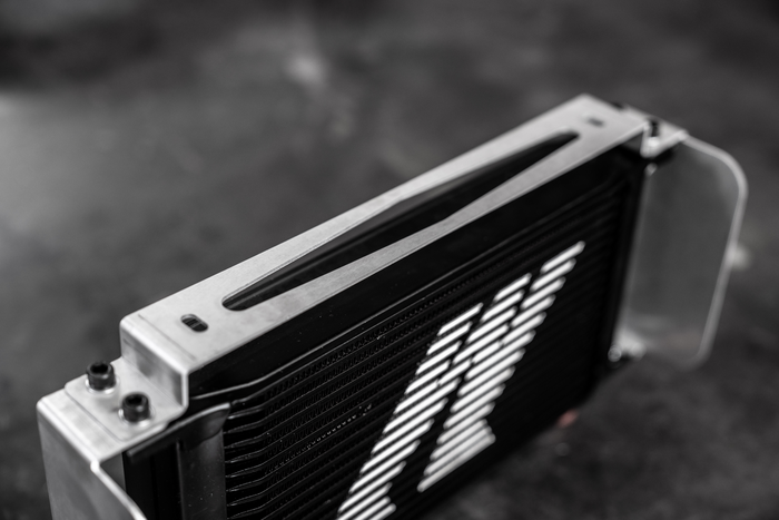 E36 Sheet Metal Oil Cooler Bracket/Mount - 325, M3-Steel parts-Garagistic