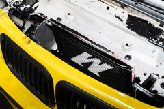 E36 Sheet Metal Oil Cooler Bracket/Mount - 325, M3-Steel parts-Garagistic