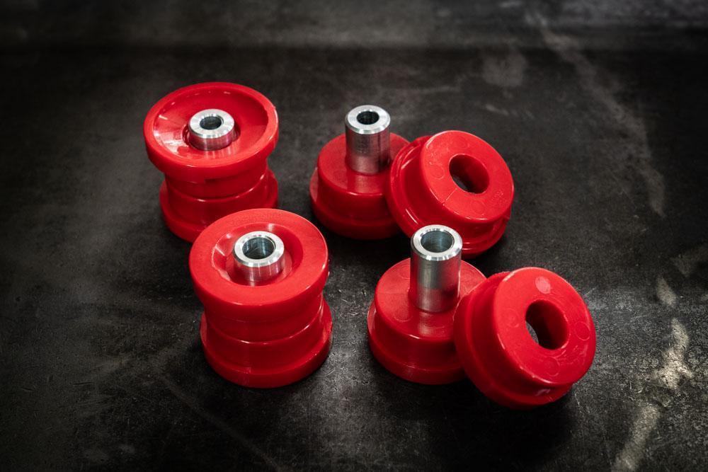 E36 Polyurethane Rear Subframe Bushings-Poly-80a (Street)-Garagistic