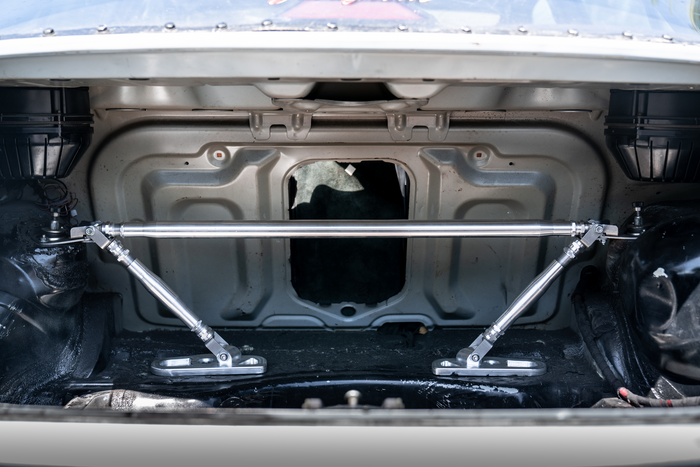 LTW E36 Modular 3 Piece Rear Strut Bar - 318, 325, 328, M3-Steel parts-No Thanks-Raw Aluminum-Garagistic