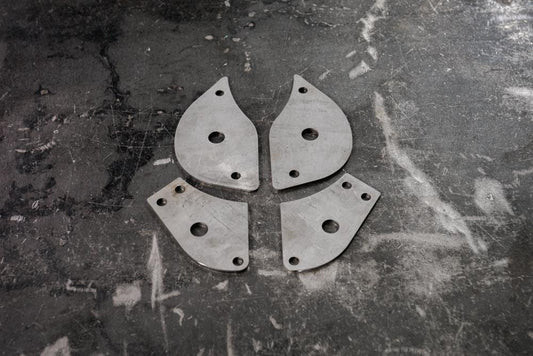 E36 Rear Subframe Mount Chassis Reinforcement Plates-Steel parts-Garagistic