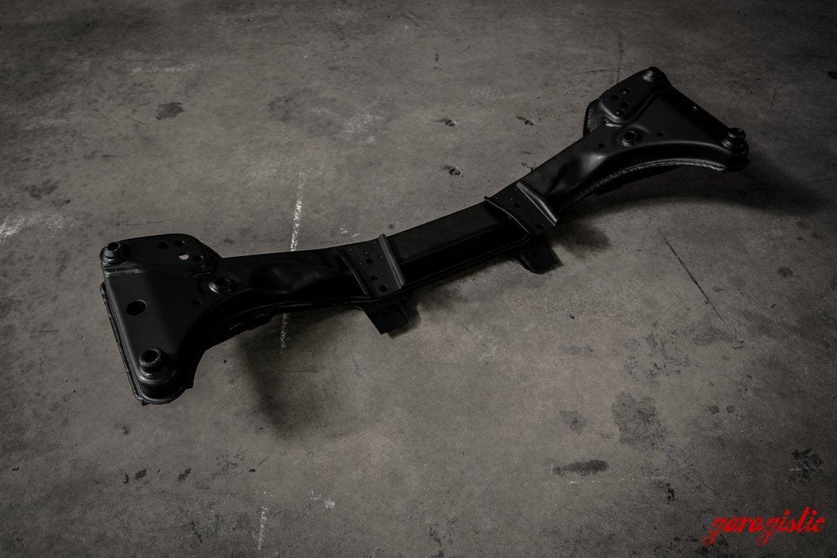 E36 Reinforced Front Subframe-Steel parts-Black-I will supply my core upfront-Yes - add control arm reinforcement-Garagistic