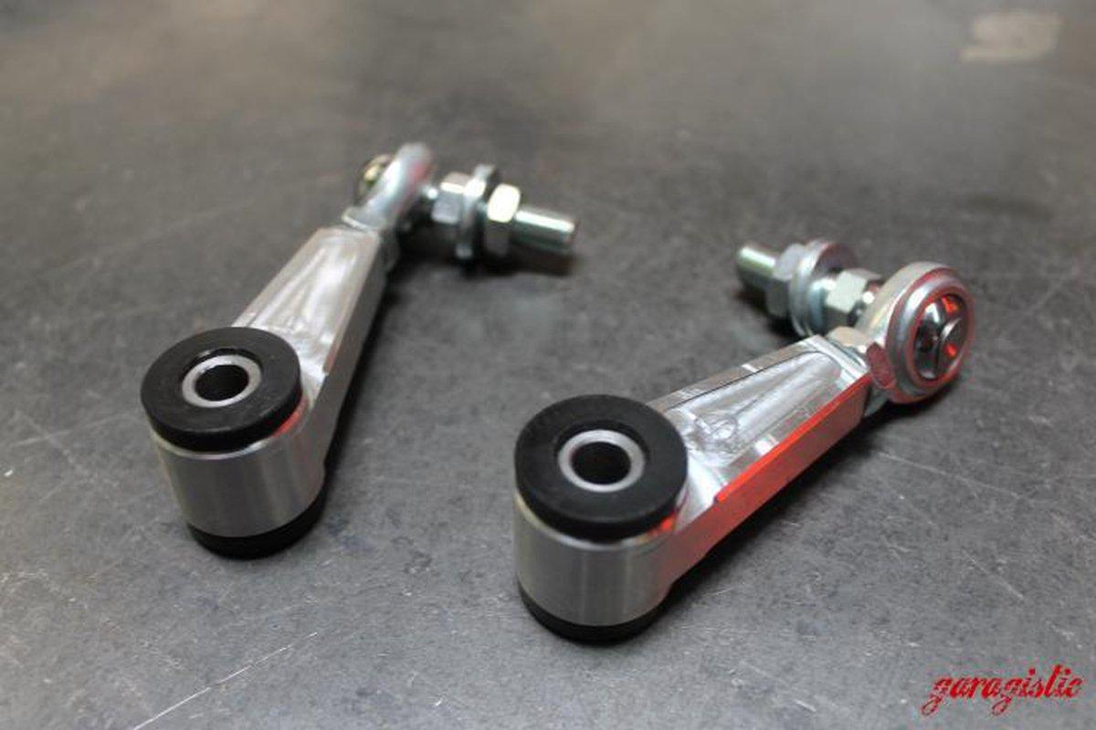 E36, Z4, E46 Adjustable Swaybar Endlinks (Aftermarket Sway Bar)-Steel parts-Garagistic