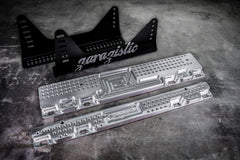 E36/E46 Racing Seat Floor Mount Adapters - Clearance-Seat mounts-Raw-No Side Brackets-Garagistic