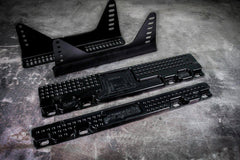 E36/E46 Racing Seat Floor Mount Adapters - Clearance-Seat mounts-Raw-No Side Brackets-Garagistic