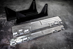 E36/E46 Racing Seat Floor Mount Adapters-Seat mounts-Raw-No Side Brackets-Garagistic