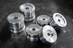 E46 Aluminum Rear Subframe Bushings-Machined Parts-Garagistic