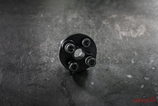 E46 Aluminum Steering Flex Coupler- Spec E46, 330, 325i-Machined Parts-Raw Aluminum-Garagistic