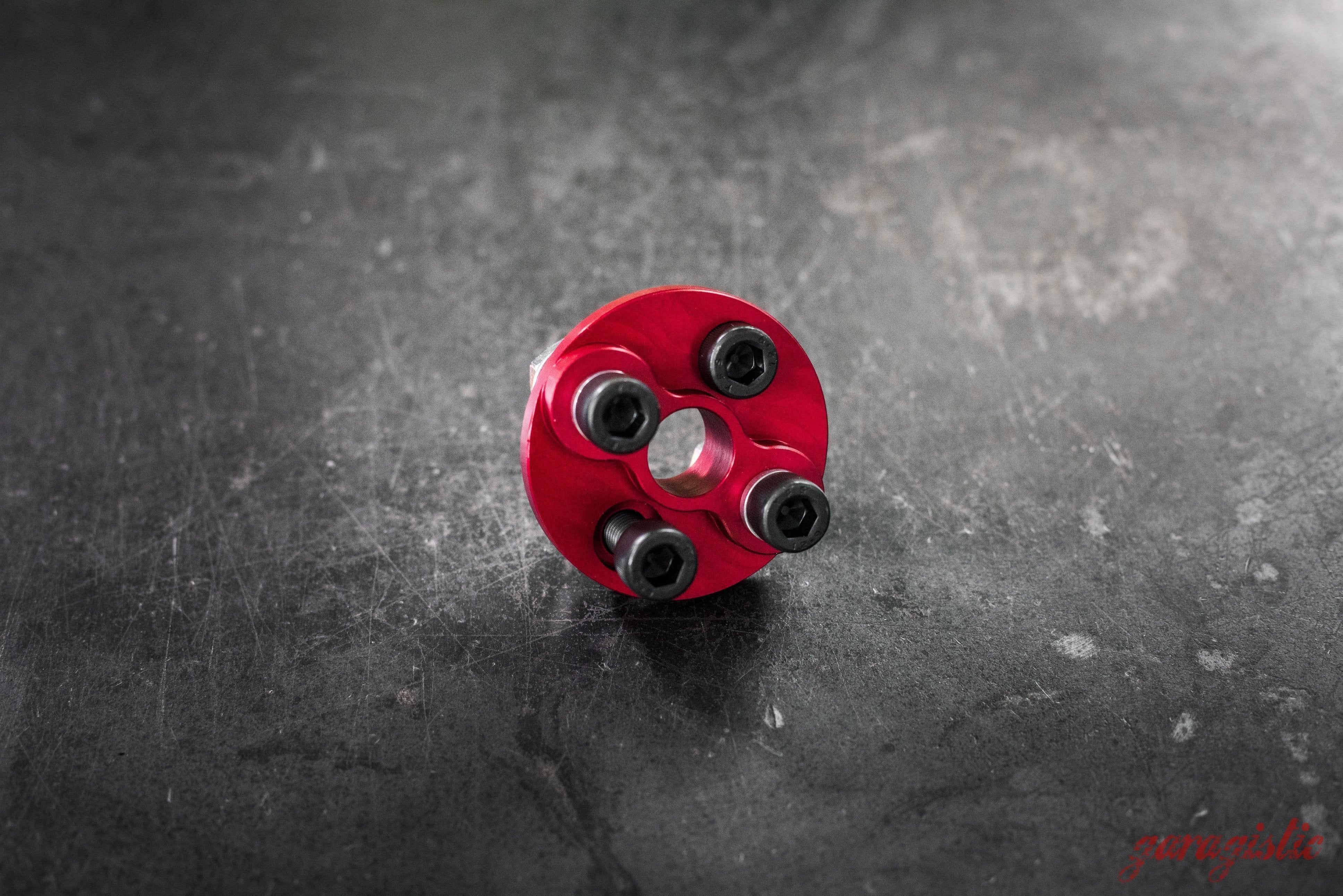 E46 Aluminum Steering Flex Coupler- Spec E46, 330, 325i-Machined Parts-Raw Aluminum-Garagistic