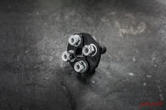 E46 Aluminum Steering Flex Coupler- Spec E46, 330, 325i-Machined Parts-Anodized Black-Garagistic