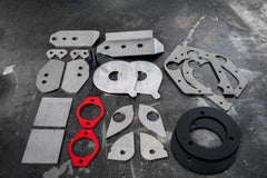 E46 Complete Chassis Reinforcement Kit - (323, 325, 328, 330, and M3)-Complete Reinforcement kit-M3-Red shock Reinforcement-Garagistic