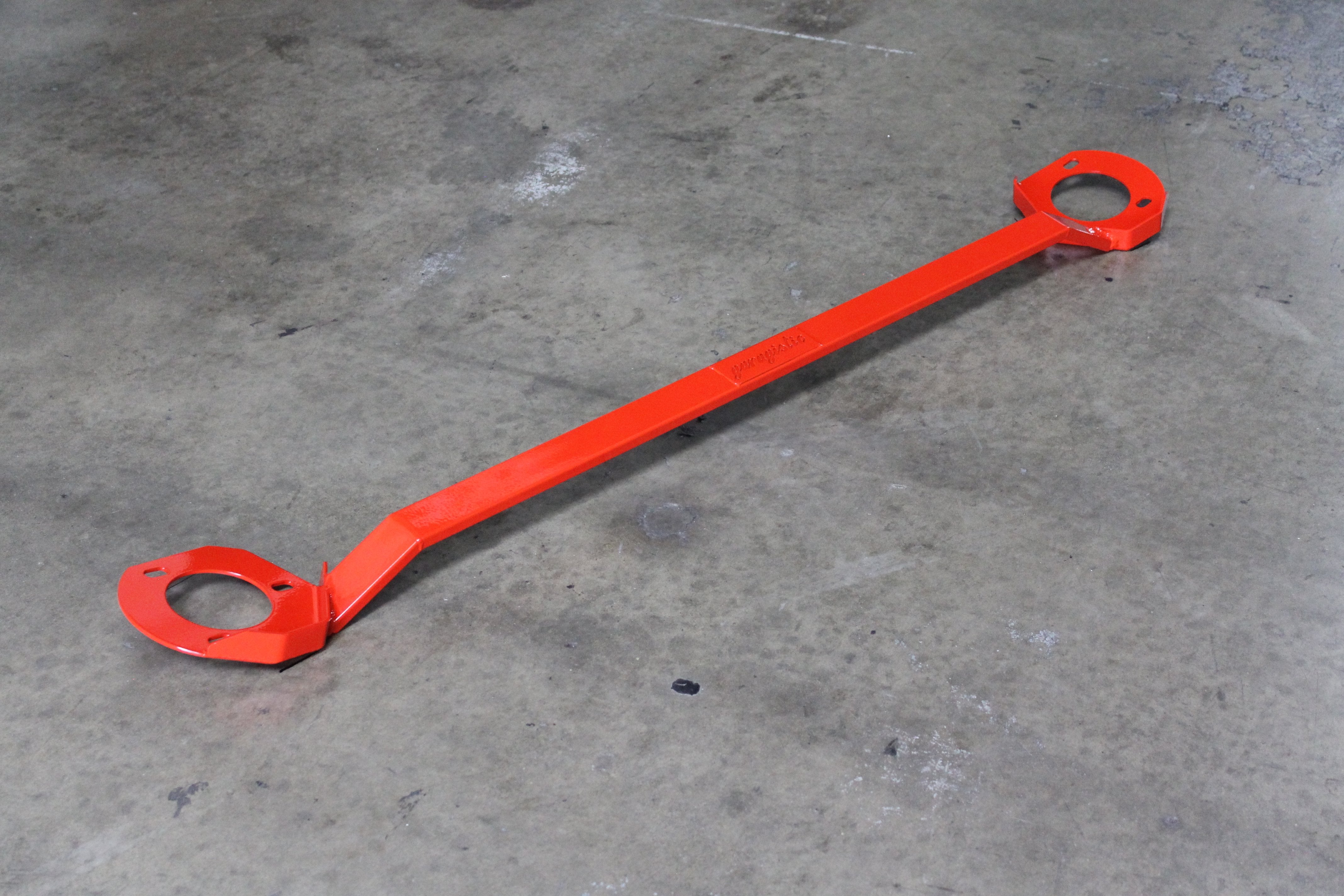 E46 Front Strut Bar Garagistic - Non-M Models Only (BMW 323, 325, 328, 330)-Steel parts-Red-Garagistic