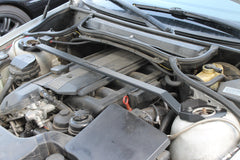 E46 Front Strut Bar Garagistic - Non-M Models Only (BMW 323, 325, 328, 330)-Steel parts-Black-Garagistic