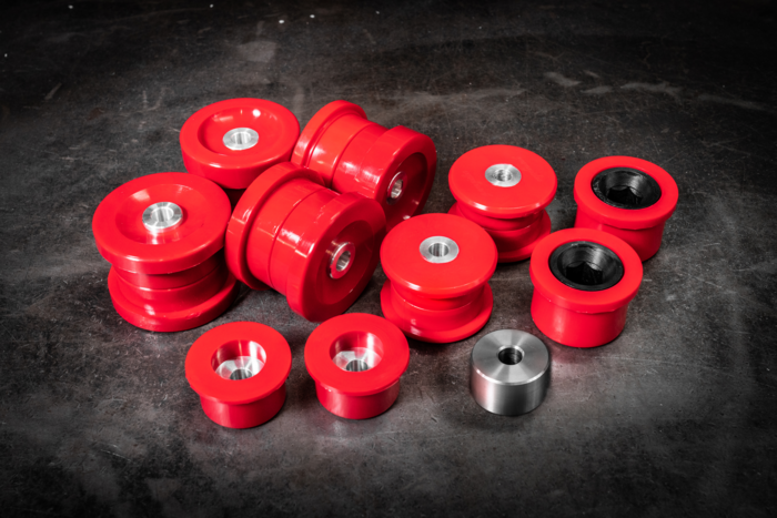 E46 M3 Complete Polyurethane Suspension Kit - Full Bushing Kit-Complete Bushing Kit-80A soft poly (autox/street)-Small Hex (21-22mm)-Garagistic