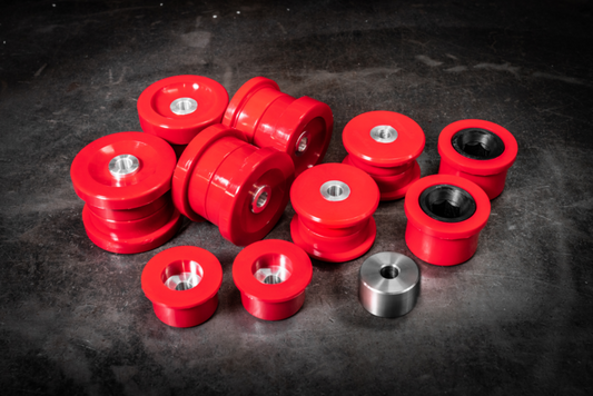 E46 M3 Complete Polyurethane Suspension Kit - Full Bushing Kit-Complete Bushing Kit-80A soft poly (autox/street)-Small Hex (21-22mm)-Garagistic