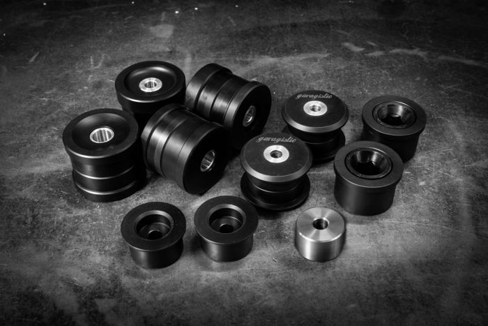 E46 M3 Complete Polyurethane Suspension Kit - Full Bushing Kit-Complete Bushing Kit-Delrin (race only)-Large Hex (24-25mm)-Garagistic