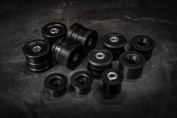 E46 NON-M Complete Polyurethane Suspension Kit - Full Bushing Kit-Complete Bushing Kit-Delrin (race only)-Small Hex (21-22mm)-Garagistic