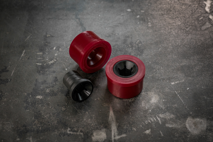 E46 NON-M Poly Front Control Arm Bushings (FCAB) - Clearance-Delrin Suspension-Small Hex (21-22mm)-80a (Street)-Garagistic