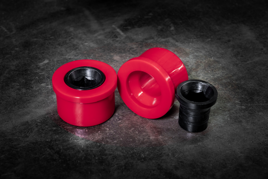 E46 NON-M Polyurethane Front Control Arm Bushings (FCAB)-Poly-Large Hex (24-25mm)-80a (Street)-Garagistic