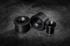 E46 NON-M Polyurethane Front Control Arm Bushings (FCAB)-Poly-Large Hex (24-25mm)-Delrin (Race)-Garagistic